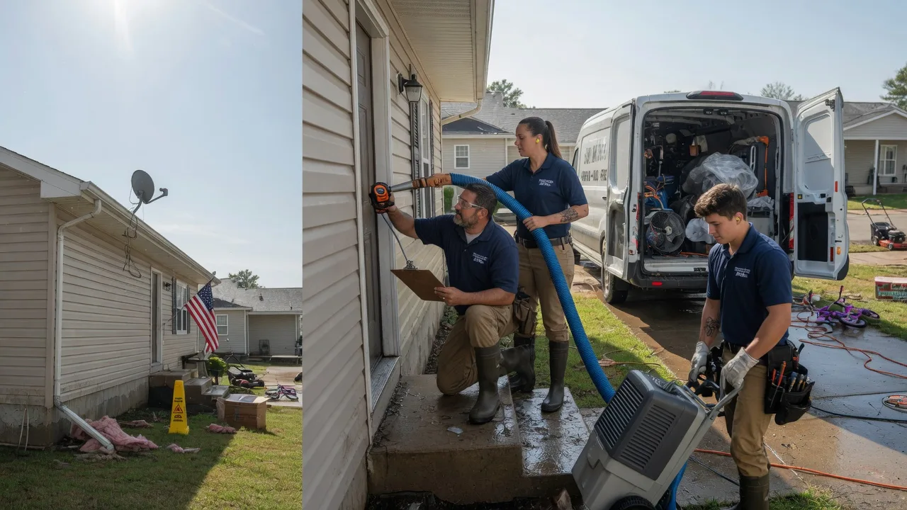 Ceiling Water Damage Restoration in Green Ridge, MO near me